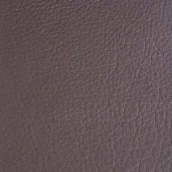Rugiano leather texture, dark brown, matte finish with subtle wrinkles and a natural grain pattern, indoor leather sample S5006.